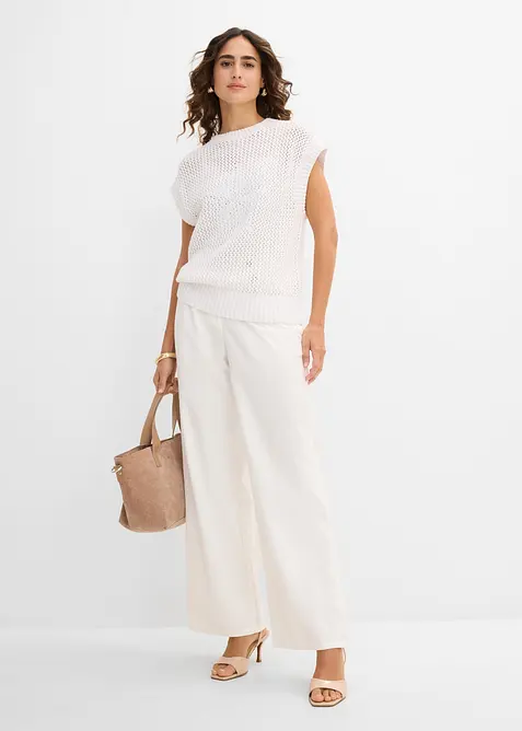 T-shirt in maglia di puro cotone, bonprix