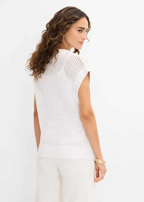 T-shirt in maglia di puro cotone, bonprix