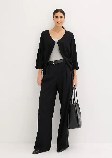 Cardigan in filato fine di puro cotone, bonprix