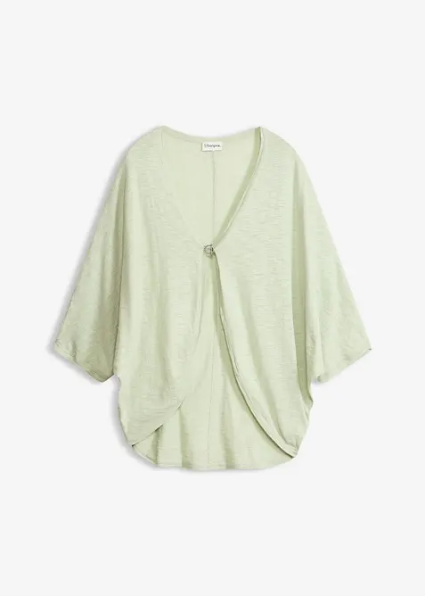 Cardigan in filato fine di puro cotone, bonprix