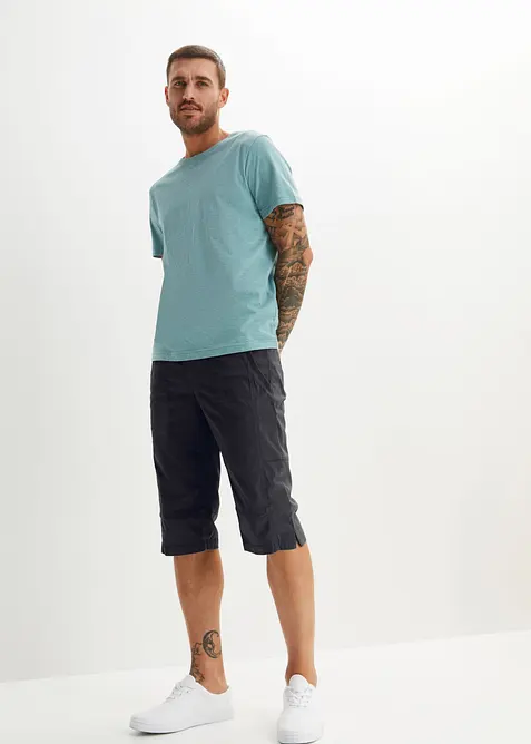 Bermuda lunghi con vita elasticizzata, regular fit, bonprix