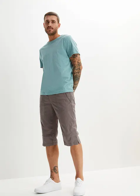 Bermuda lunghi con vita elasticizzata, regular fit, bonprix