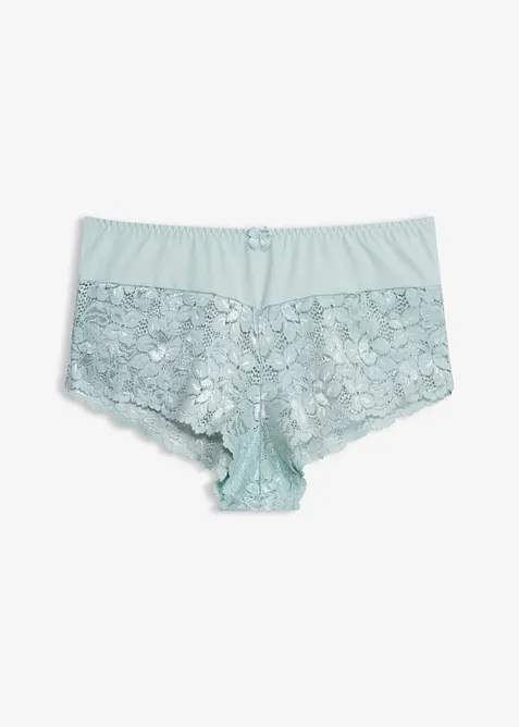 Culotte a vita alta con pizzo, bonprix