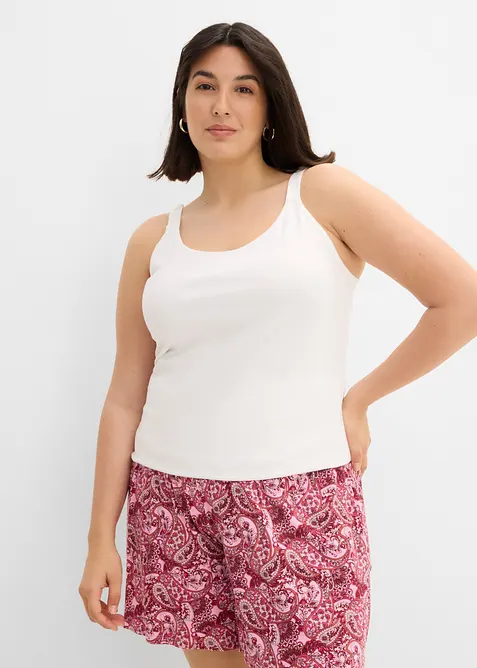 Top lungo con cotone biologico (pacco da 2), bonprix