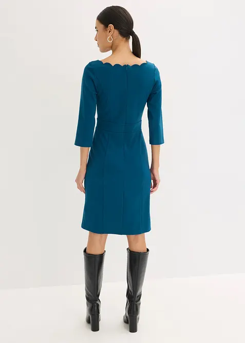 Abito a tubino in punto di Roma, bonprix