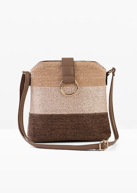 Borsa a tracolla effetto paglia, bonprix