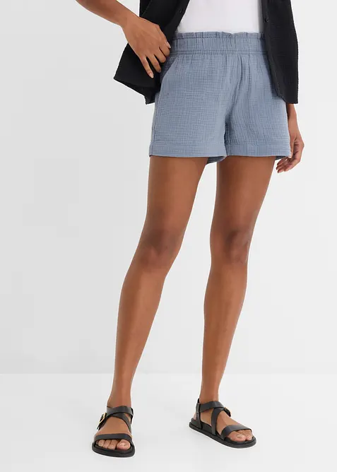 Shorts in mussola di puro cotone, bonprix