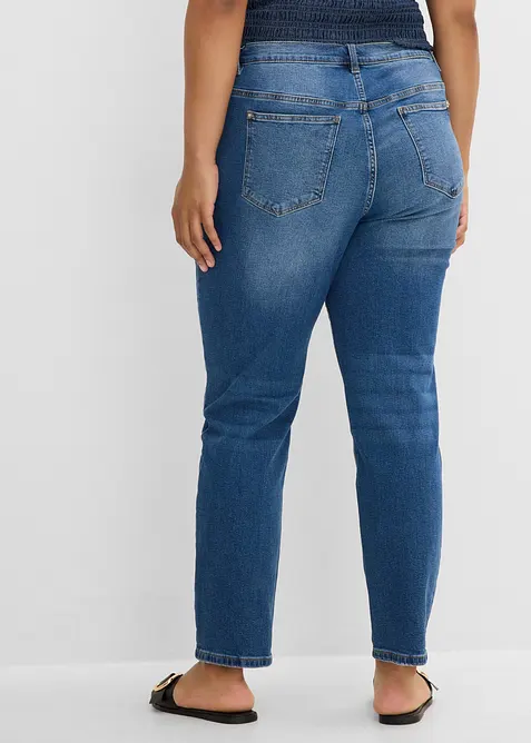 Jeans slim fit, vita alta, bonprix