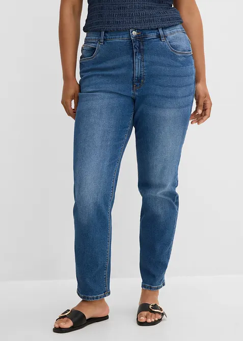 Jeans slim fit, vita alta, bonprix