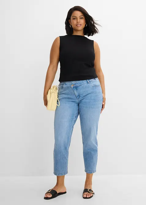 Mom jeans, vita alta, bonprix