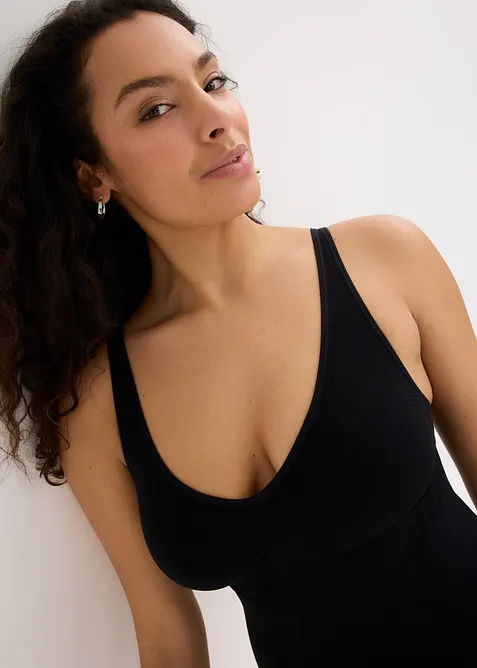 Body senza cuciture con effetto modellante medio, bonprix