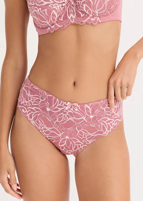 Slip alto con pizzo delicato, bonprix