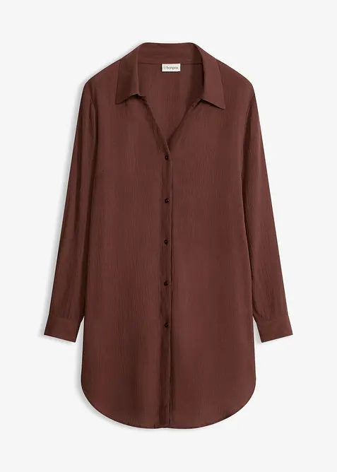 Camicia lunga da spiaggia in viscosa fluente, bonprix