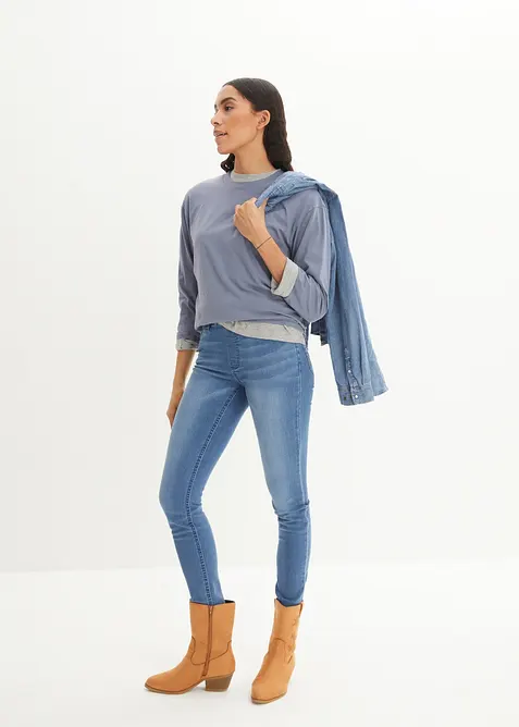 Jeggings, vita media, bonprix
