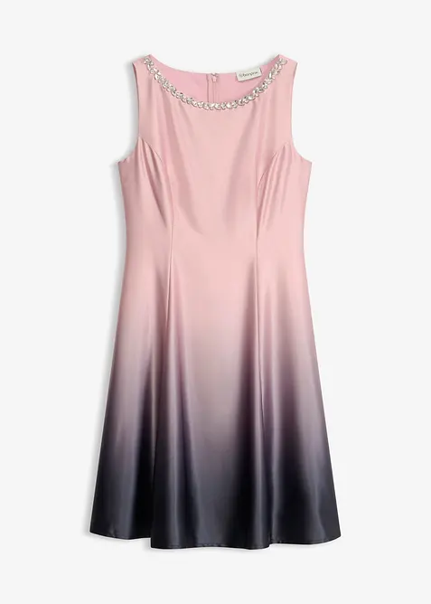 Miniabito in satin lucido, bonprix