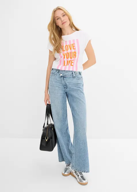 T-shirt in puro cotone biologico, bonprix