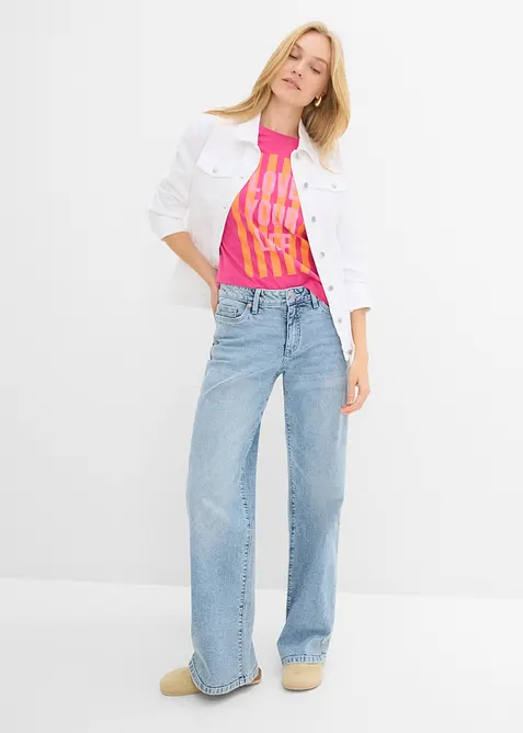 T-shirt in puro cotone biologico, bonprix