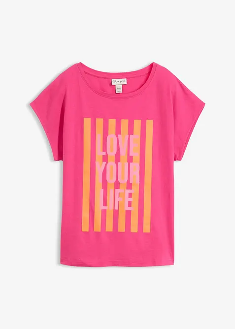 T-shirt in puro cotone biologico, bonprix