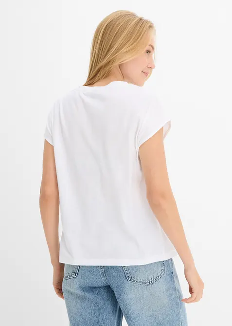 T-shirt in puro cotone biologico, bonprix