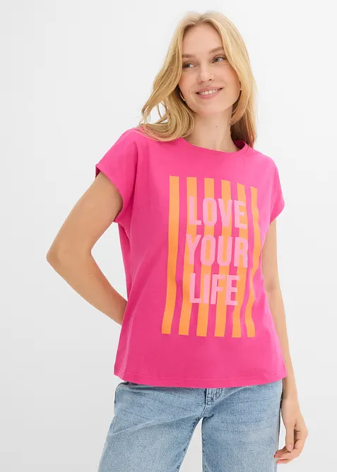 T-shirt in puro cotone biologico, bonprix