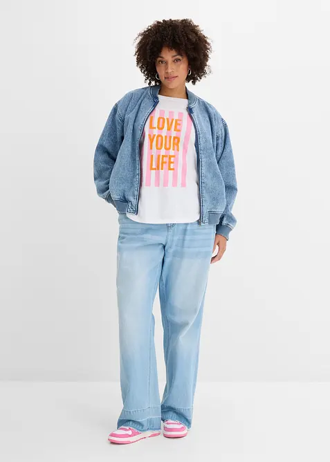 T-shirt in puro cotone biologico, bonprix