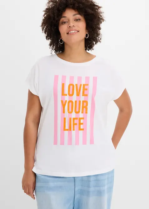 T-shirt in puro cotone biologico, bonprix