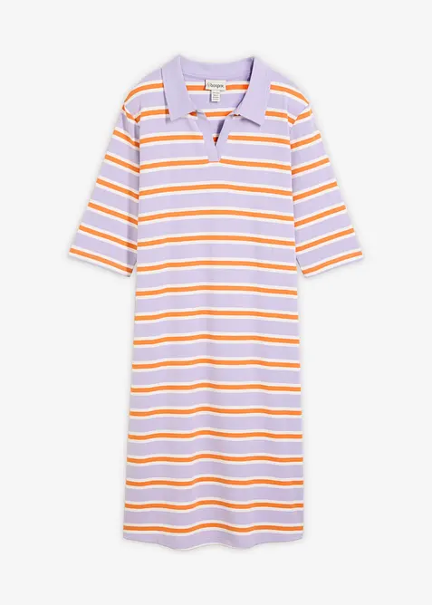 Abito al ginocchio con colletto polo, bonprix