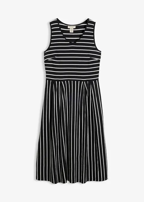 Abito midi in jersey di cotone biologico, bonprix