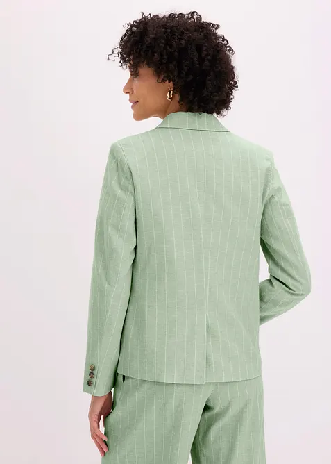 Blazer in misto lino, bonprix