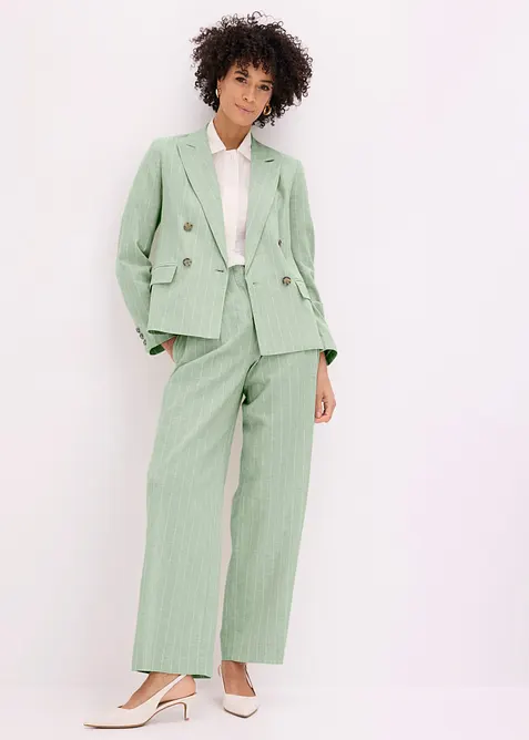 Blazer in misto lino, bonprix