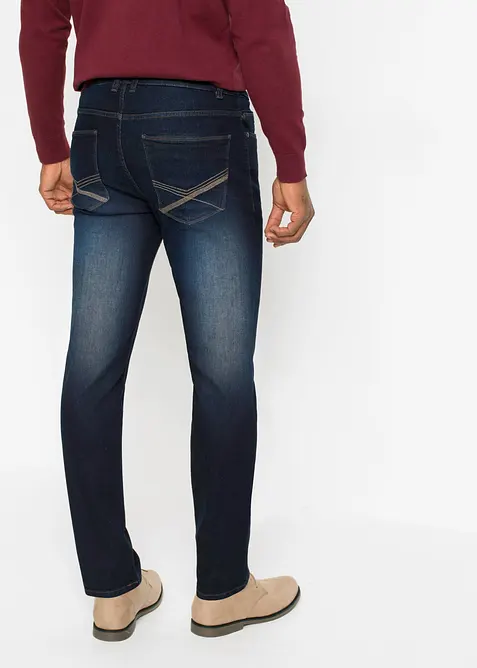 Jeans multistretch regular fit con vita elasticizzata, straight, bonprix