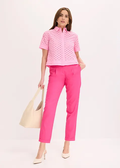Pantaloni in misto lino, bonprix