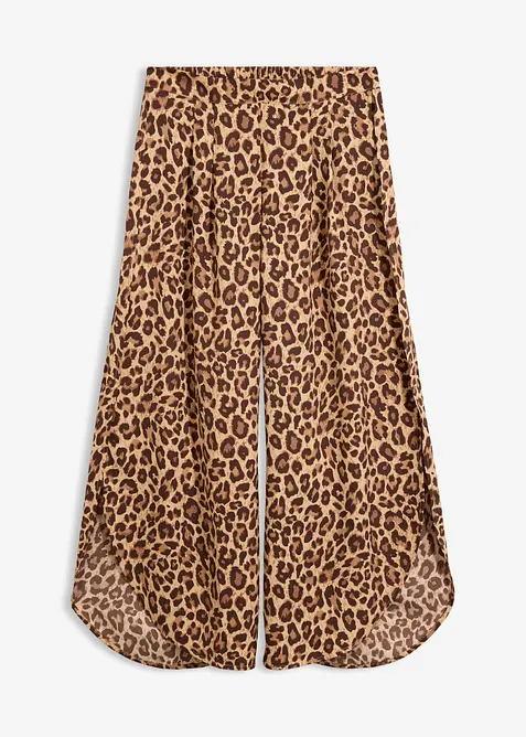 Pantaloni a palazzo con spacchi, bonprix