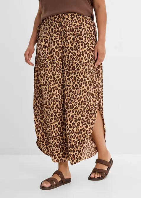 Pantaloni a palazzo con spacchi, bonprix