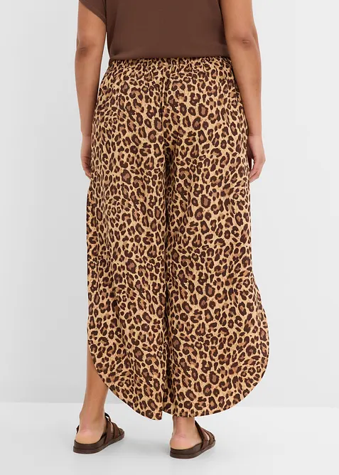 Pantaloni a palazzo con spacchi, bonprix