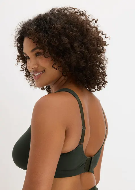 Reggiseno t-shirt minimizer senza ferretto con cotone biologico (pacco da 2), bonprix