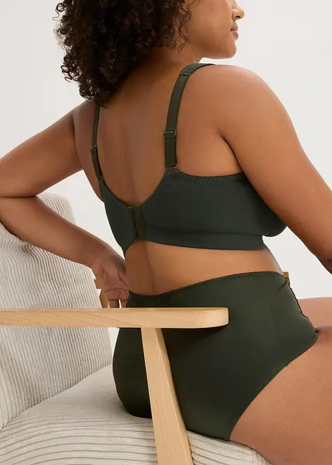 Reggiseno t-shirt minimizer senza ferretto con cotone biologico (pacco da 2), bonprix