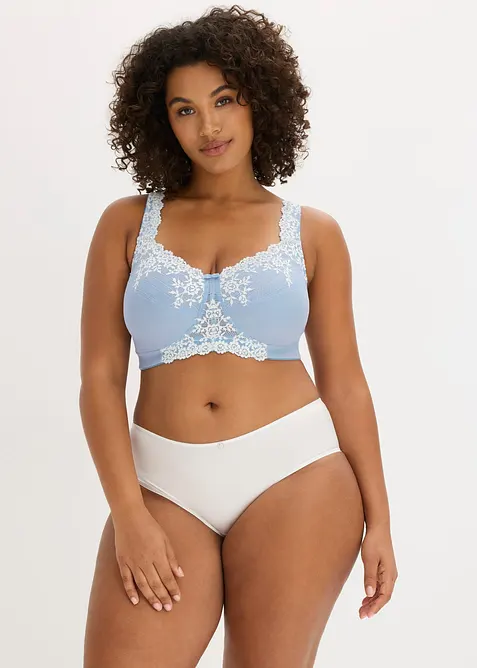 Reggiseno contenitivo senza ferretto con spalline imbottite, bonprix