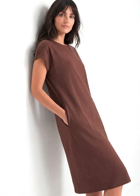 Abito in jersey di cotone biologico pesante, bonprix