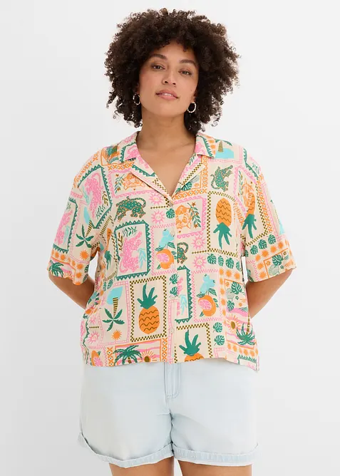 Camicia in viscosa fluida, bonprix
