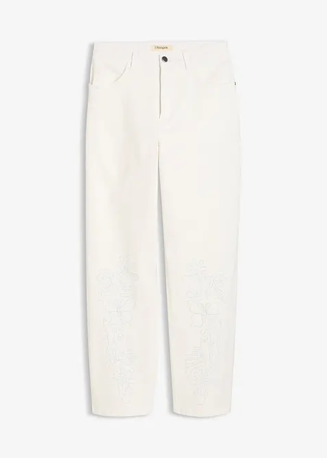 Pantaloni barrel con elastico in vita, bonprix