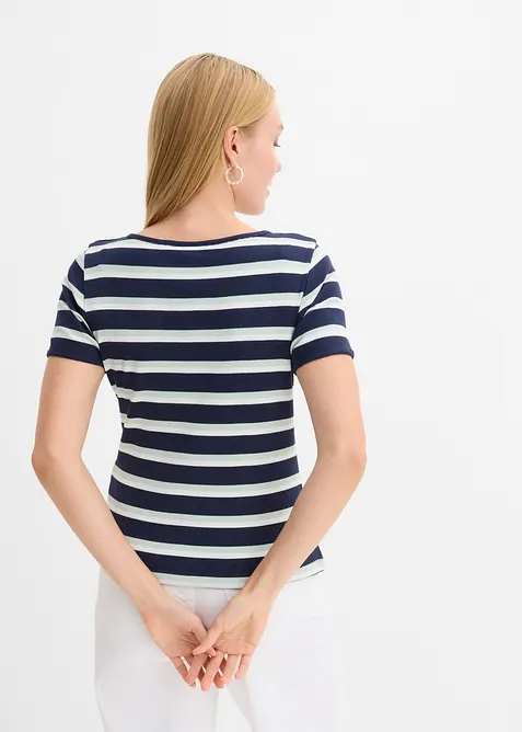 Maglia in cotone biologico a costine, bonprix