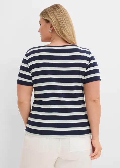 Maglia in cotone biologico a costine, bonprix