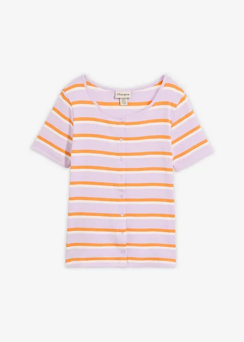 Maglia in cotone biologico a costine, bonprix