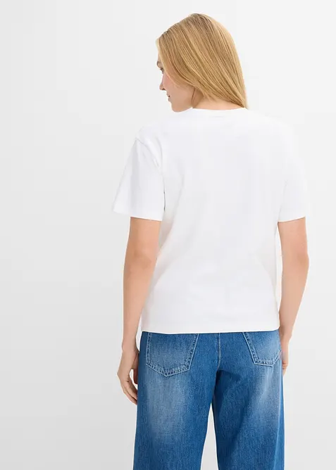 T-shirt in puro cotone biologico, bonprix