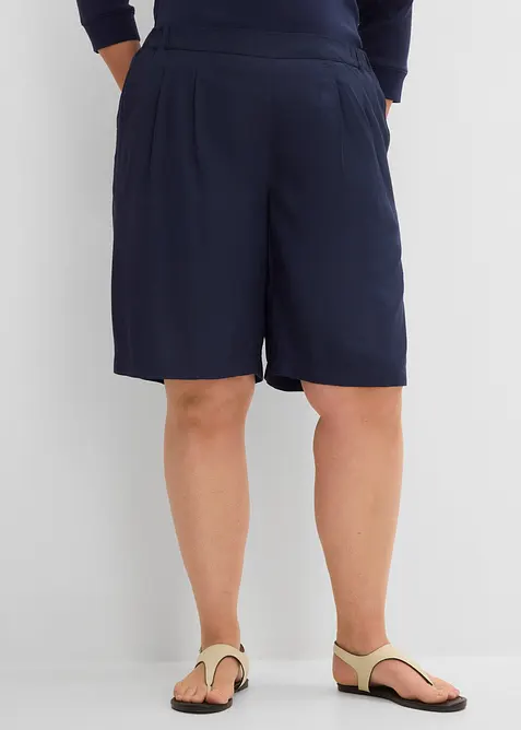 Bermuda in viscosa fluente, bonprix