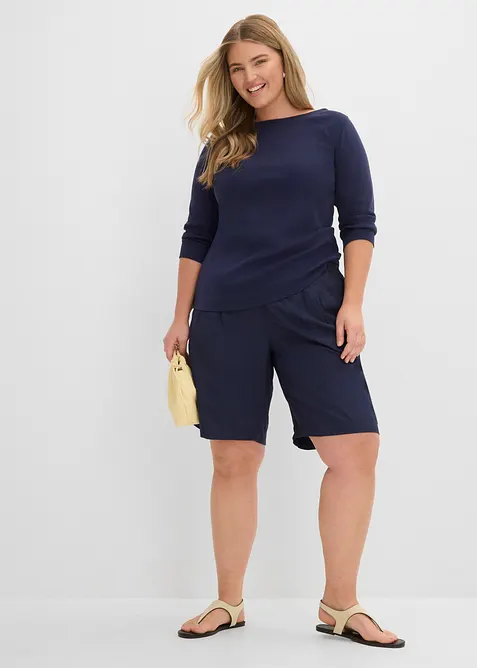 Bermuda in viscosa fluente, bonprix