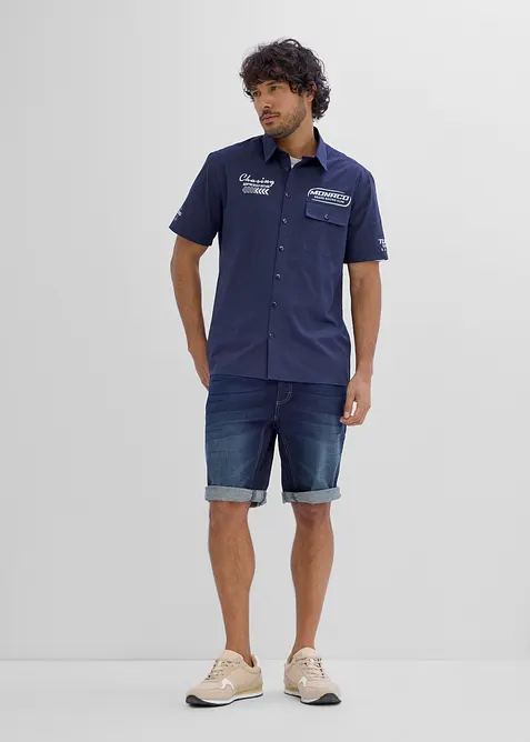Camicia a maniche corte in puro cotone biologico, bonprix