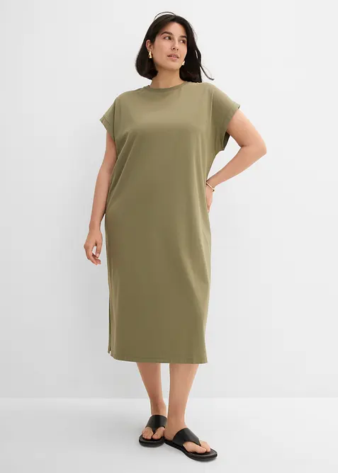 Abito in jersey di misto cotone biologico, bonprix