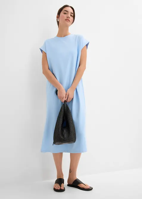 Abito in jersey di misto cotone biologico, bonprix